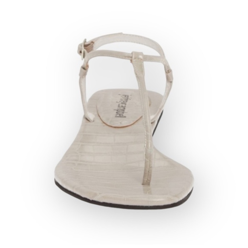 Jeffrey Campbell Boca thin strap sandal gray 7.5 - Picture 2 of 5